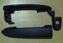 HANDLE PINTU DEPAN BAGIAN LUAR TOYOTA YARIS, HITAM, ORIGINAL